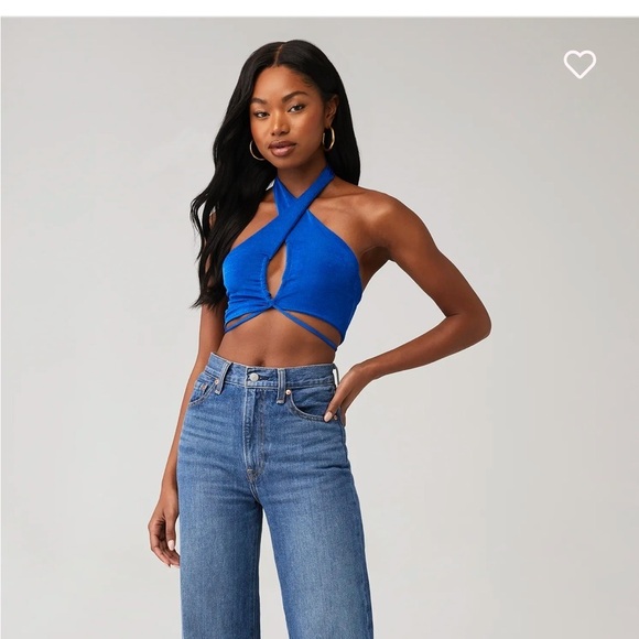 Peppermayo Exclusive - On The Run Crop - Cobalt - Picture 6 of 8